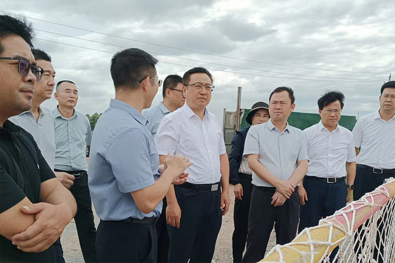 贛州市委常委、副市長何琦一行蒞臨挺進環(huán)保D5地塊土壤治理項目調(diào)研指導(dǎo)